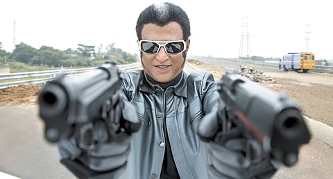 Why Enthiran Rajini wore coolers?