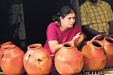 Dancing to the rhythm and melody of Ghatam