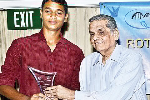 Ramkumar bags Rotary’s Young Achiever award