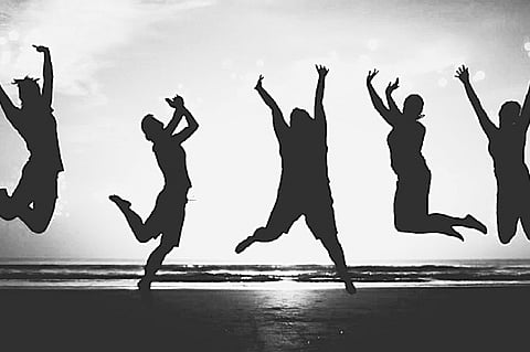 Enjoy the blissful state of happiness