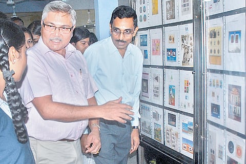 World's first postage stamp exhibited at ICF museum
