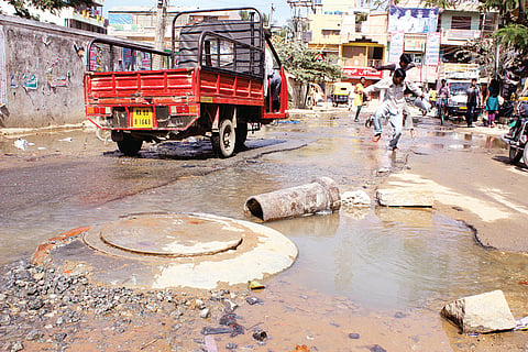 Devasandra’s leaking pipe issue