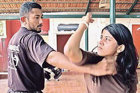 Girls go the martial way