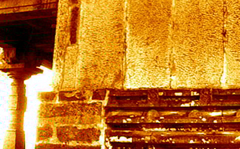 Chalukya era sculpture restored, but temple loses original glory