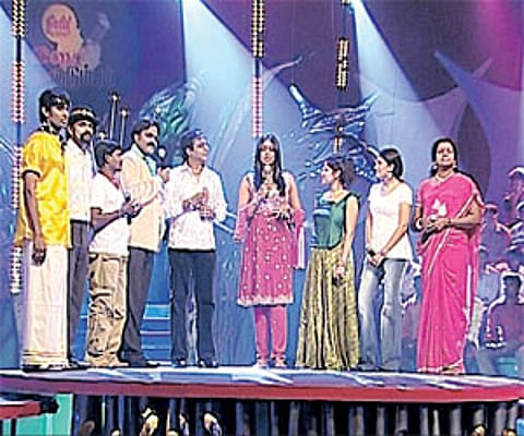 TV stars in Vijay TV’s Isai Kudumbam