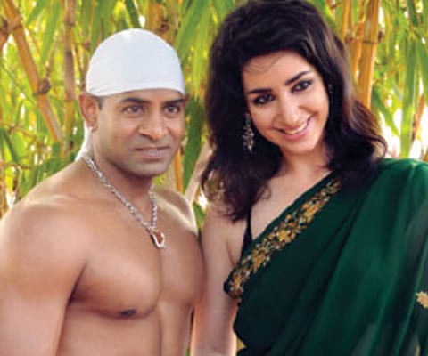 Kamal and Kriya strike a pose.