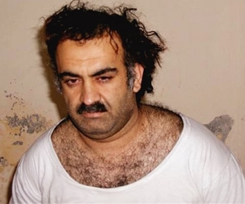 Khalid Sheikh Mohammed, shortly after his capture. (File photo, AP)