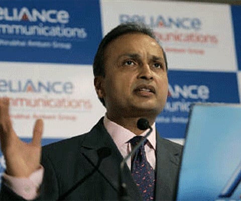 Anil Dhirubhai Ambani group chairman Anil Ambani speaks during a news conference in Mumbai December 30, 2008. (Photo: Reuters)