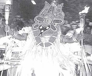 A night dedicated to mother goddess