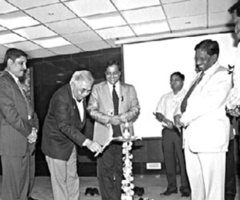 OUAT Vice-Chancellor Prof DP Ray inaugurating the debate organised by Rotary Club of Bhubaneswar Heritage on Tuesday.