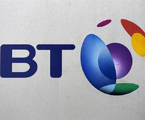 The British Telecom logo seen in central London in this November 13, 2008 (File photo / Reuters)