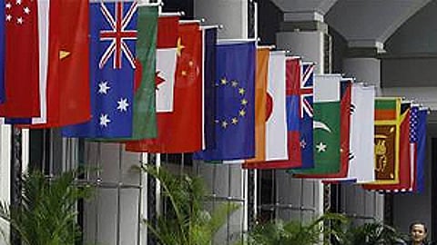 ASEAN flags