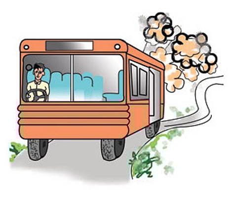 Drunkard takes a BMTC bus for a joyride