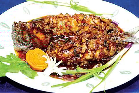 Exotic seafood fare