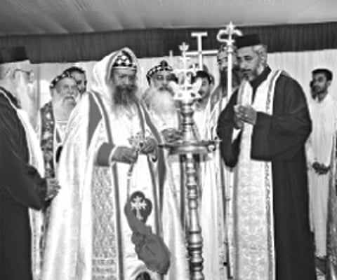 Mathews Mar Severios inaugurating the 92nd Central Travancore Orthodox Convention at Makamkunnu St Stephan’s Cathedral in Pathanamthitta on Sunday.