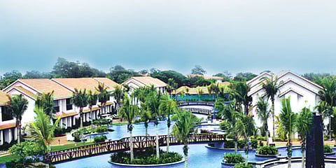 India’s largest swimming pool in a resort