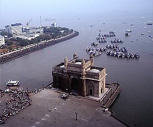 The Gateway of India, where the terrorists were said to have landed by boat. (File photo)