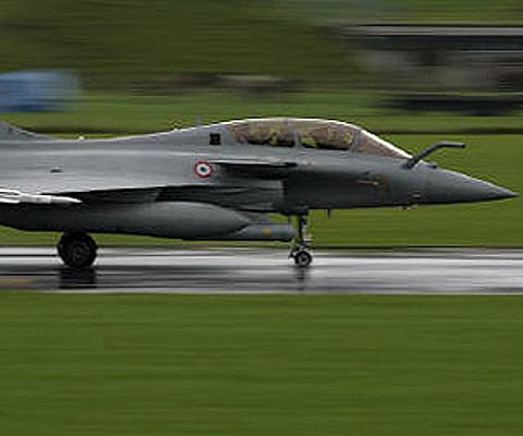 A French Rafale aircraft, of the type which is in the fray for contracts. (File photo: Reuters)