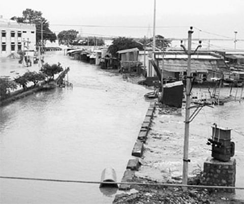Mantralayam under water