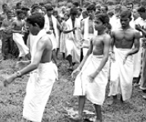 Pulanirtham, the rare Padayani kolam, which expresses gratitude to the Goddess for the record paddy harvest.