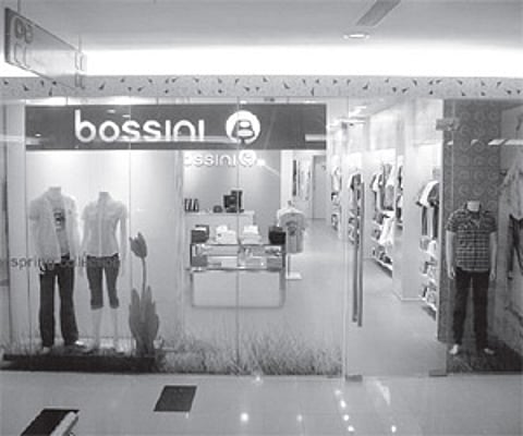 First Bossini store comes up in city
