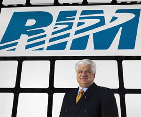 Co-Ceo of Research in Motion, makers of the Blackberry phones, Mike Lazaridis, at the at the RIM headquarters in Waterloo, November 2009. Reuters