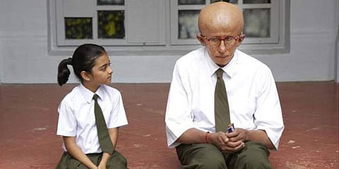 Amitabh in 'Paa'. (Sampurn Pix)