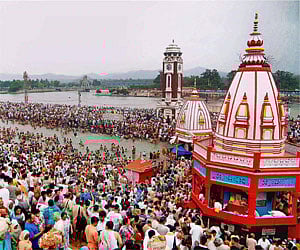 The stillness and depth of the Ganga
