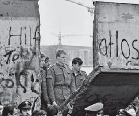 The fall of the Iron Curtain