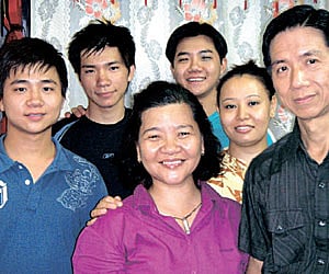 Peter Tseng enjoys a quiet day filled with gourmet and giggles