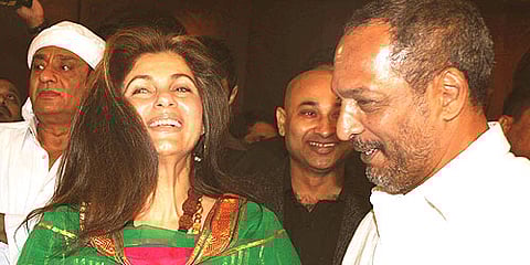 Dimple Kapadia and Nana Patekar (ENS)