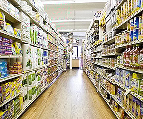 Inside a supermarket aisle. (File photo)