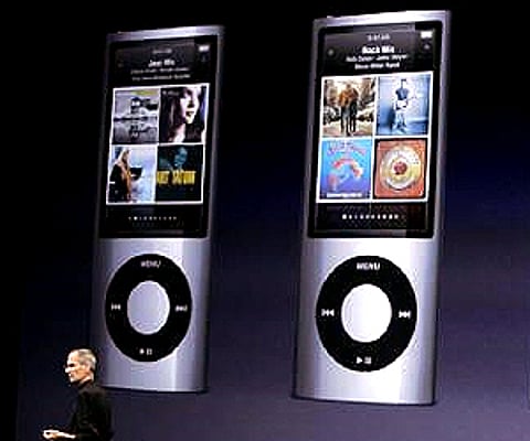 Apple Inc Chief Executive Steve Jobs speaks about features on the iPod Nano, at a special event in San Francisco. (Photo: Reuters)