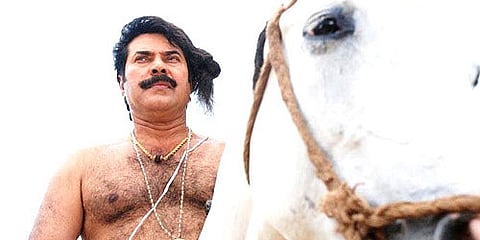 Mammooty in ‘Pazhassi Raja.(Sampurn Pix)
