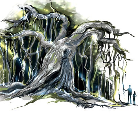 The dying tree