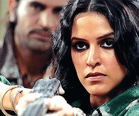 A still from 'Phas Gaye Re Obama' (Pic: ENS).