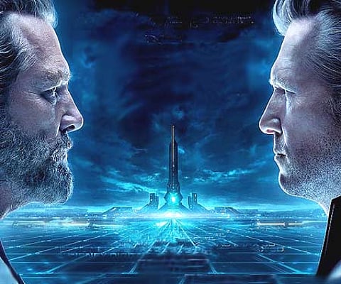 The poster of 'Tron: Legacy'.