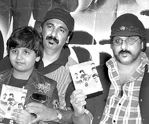 Master Snehith, producer Soundarya Jagadeesh and Ravichandran launching audio of ‘Appu Pappu’