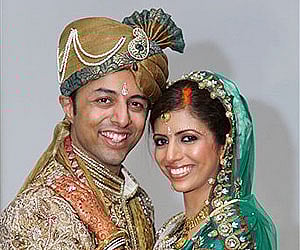 Shrien Dewani, left, is alleged to have conspired in the murder of wife Anni, while they were honeymooning in South Africa. AP File Photo