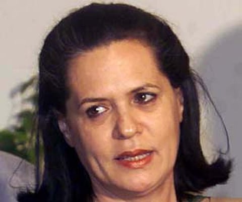 Congress president Sonia Gandhi.