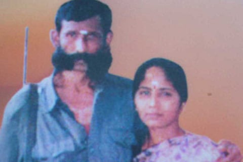 Veerappan and Muthulakshmi. (File photo: EPS)
