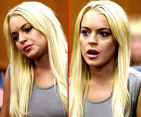 Lindsay Lohan (AP Photo/Al Seib, pool)