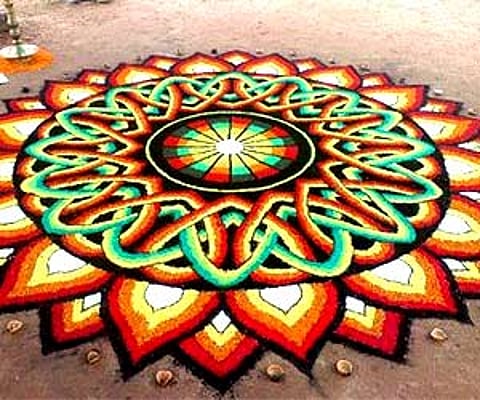 Pookalam: An Onam speciality