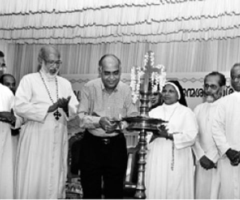 Justice Cyriac Joseph inaugurating the Cardinal Parekkattil Centenary Memorial Symposium in Angamaly on Sunday | EPS