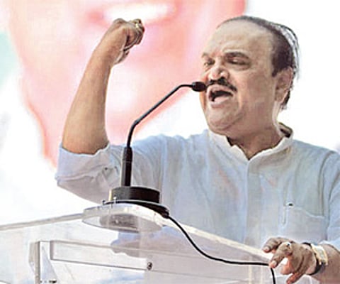 Chhagan Bhujbal of the Nationalist Congress Party
