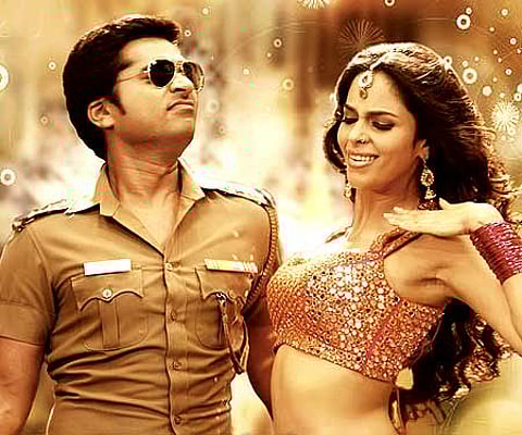 The poster of 'Osthi'.