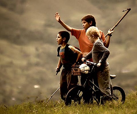 The poster of 'The Color of the Mountain'.