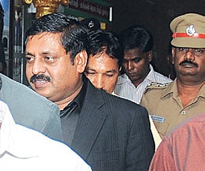 Sohan Roy, director of movie ‘Dam999’, at Fort St George on Monday | EPS