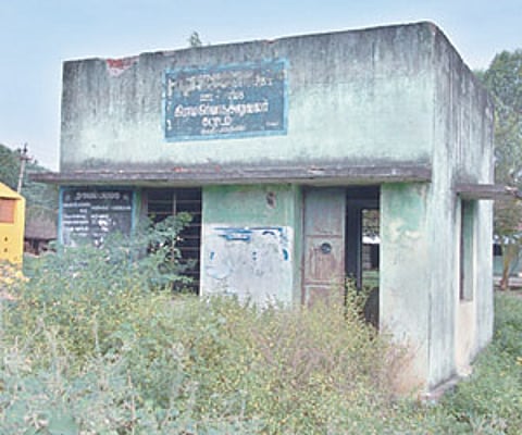 The Village Administration Office that was built eight years ago but has not been inaugurated