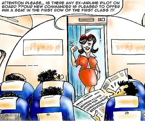 Balakrishnan and his zany cartoons.